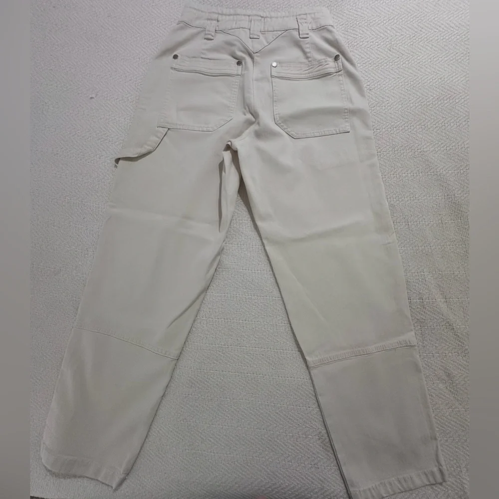Maeve by Anthropologie Women’s Cargo Pants in Light Cream